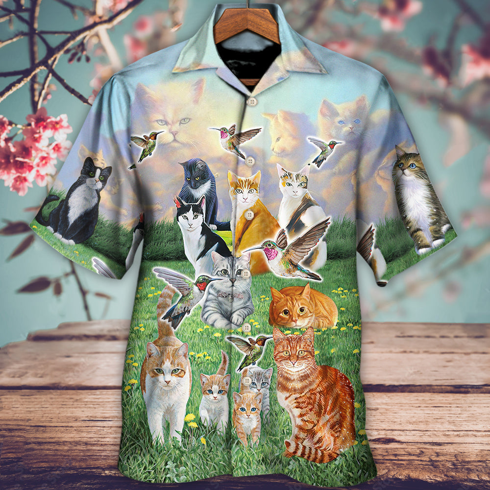 Cat Go To Heaven - Hawaiian Shirt