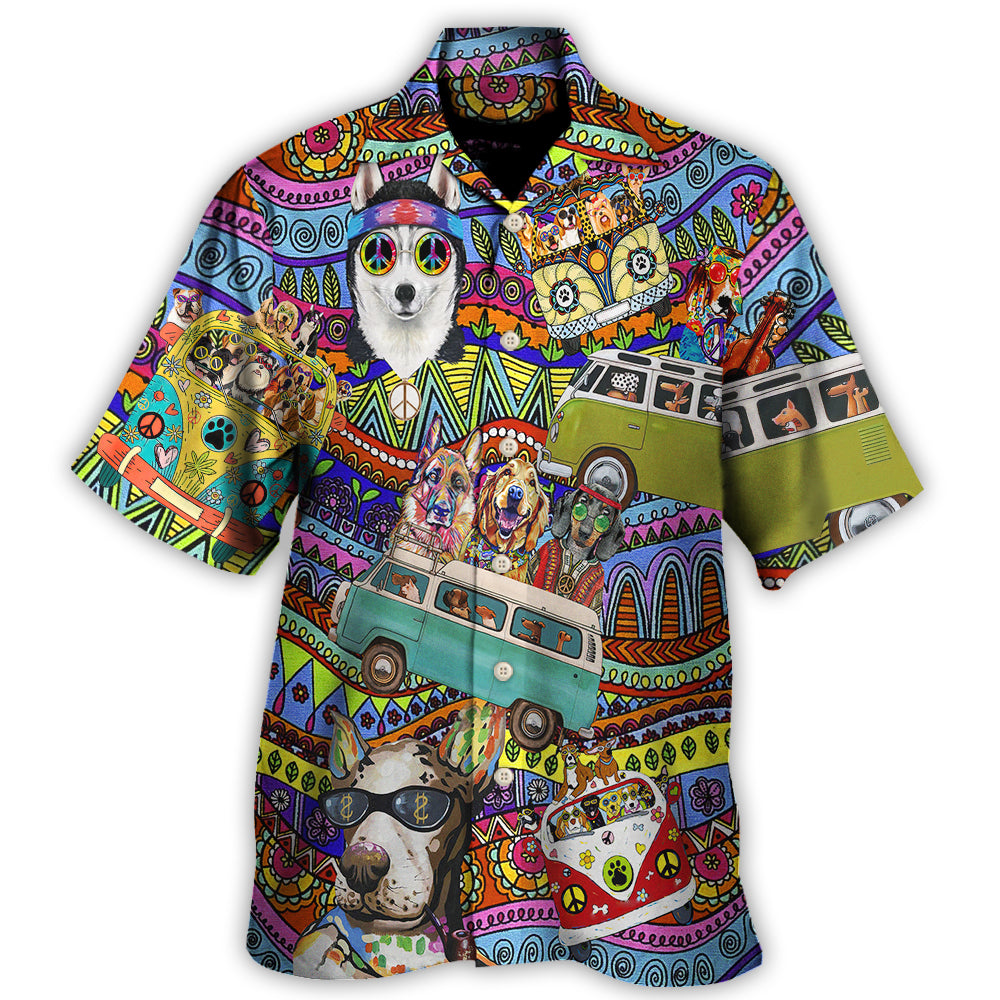 Dogs Love Cool Life Style - Hawaiian Shirt