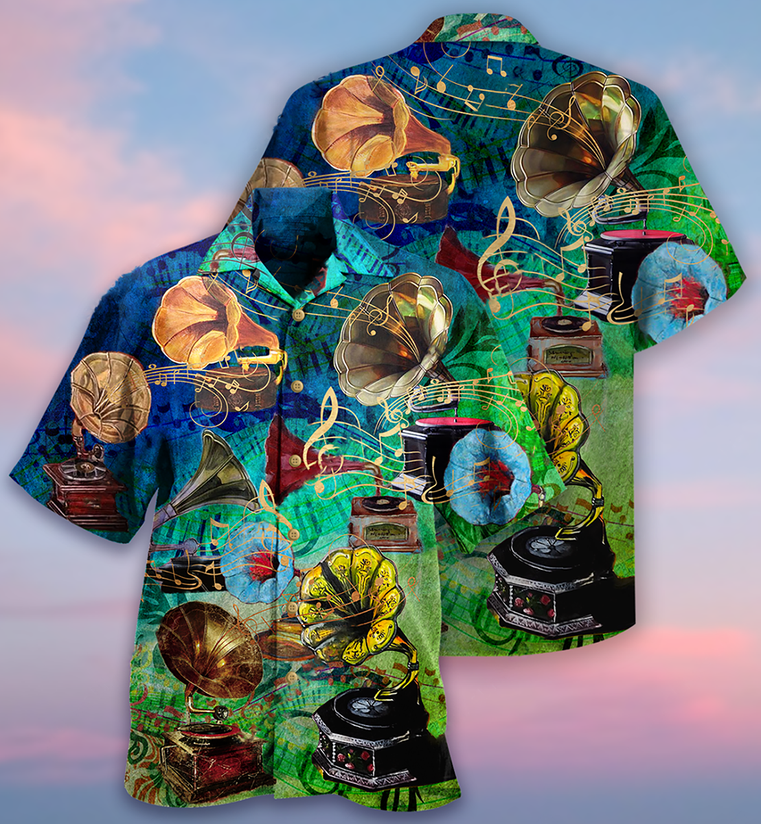 Gramophone Music My Life - Hawaiian Shirt