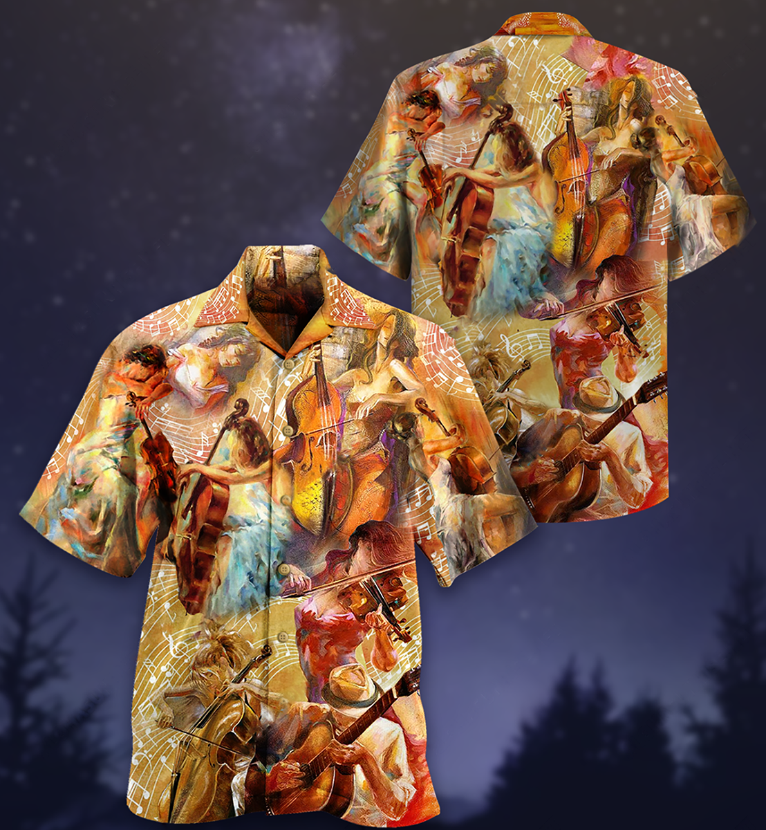 Music Is My Soul And My Speak - Hawaiian Shirt