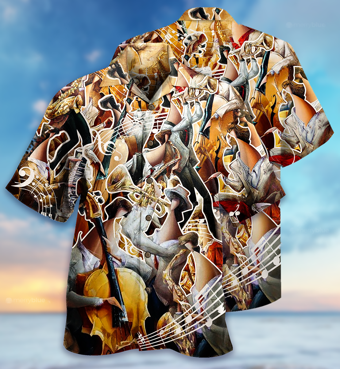 Music Love And Live - Hawaiian Shirt