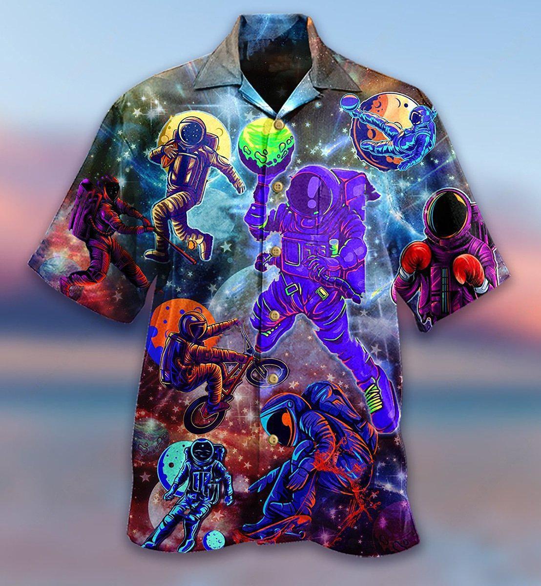 Galaxy Discover - Hawaiian Shirt