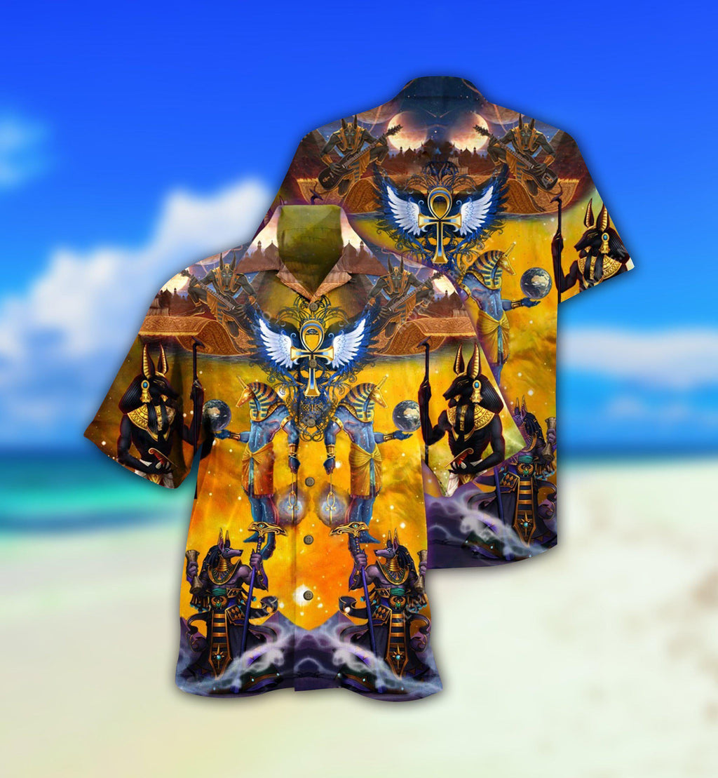 Egypt Gold Style With Vintange Style - Hawaiian Shirt
