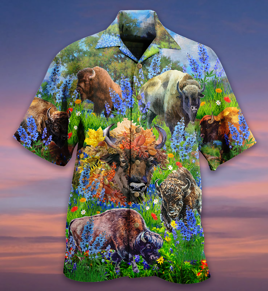 Buffalo Love Animals - Hawaiian Shirt