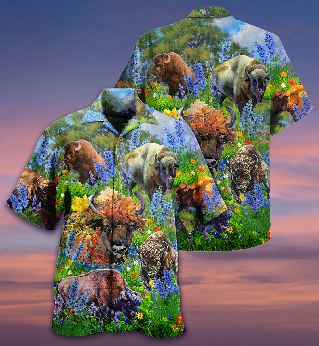 Buffalo Love Animals - Hawaiian Shirt