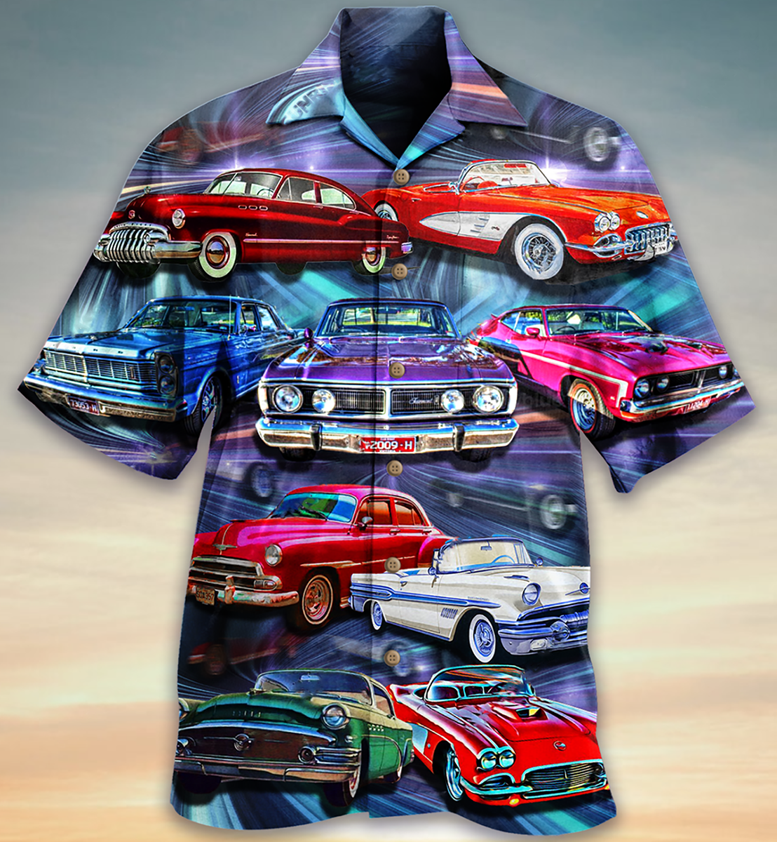 Car Color Mix Style - Hawaiian Shirt