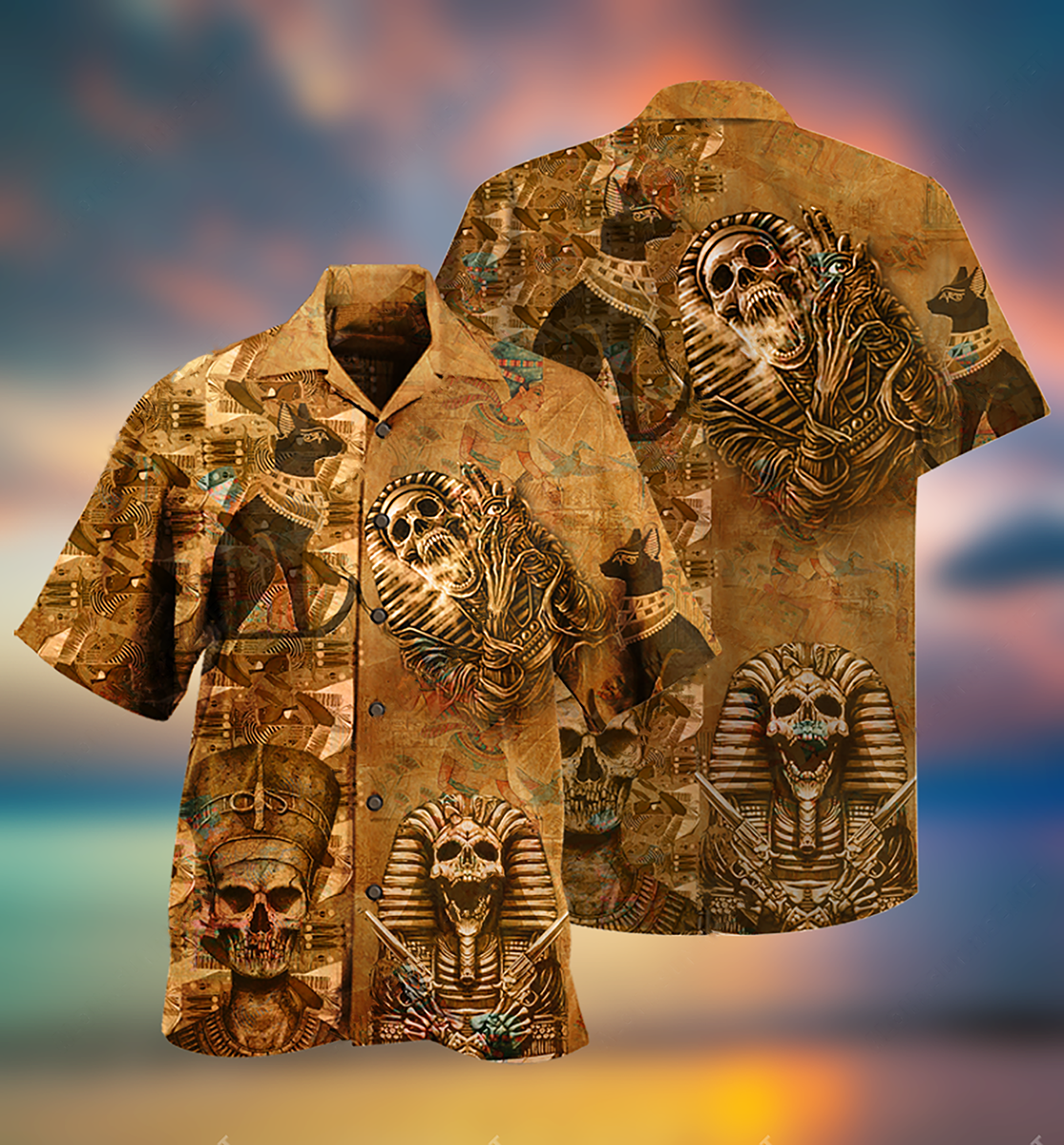 Egypt Skull - Hawaiian Shirt