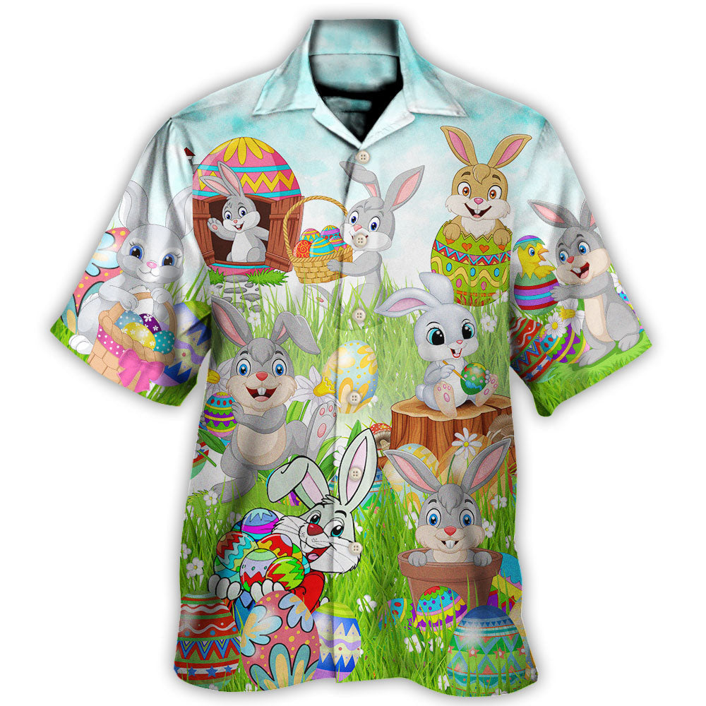 Easter Im So Egg Funny Rabbit - Hawaiian Shirt