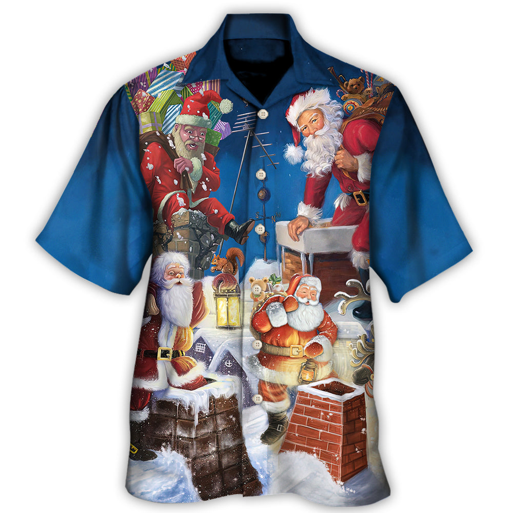 Christmas Santa The Way I Come - Hawaiian Shirt