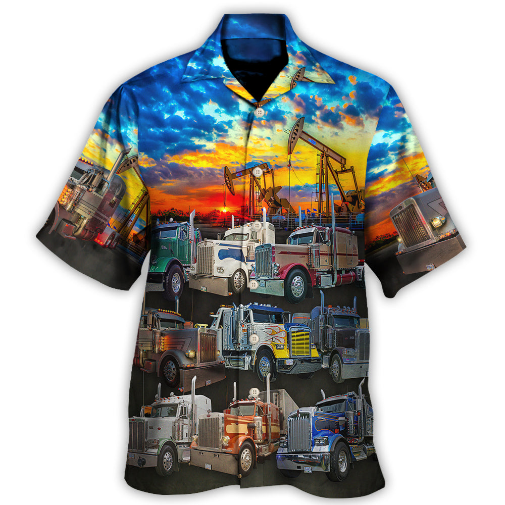 Truck Monster Classic Beautiful Sunset - Hawaiian Shirt