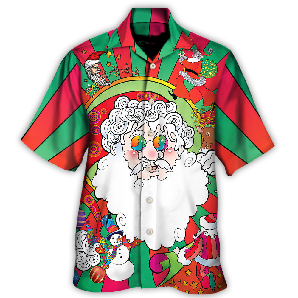 Hippie Santa Fantasy World Unreal - Hawaiian Shirt