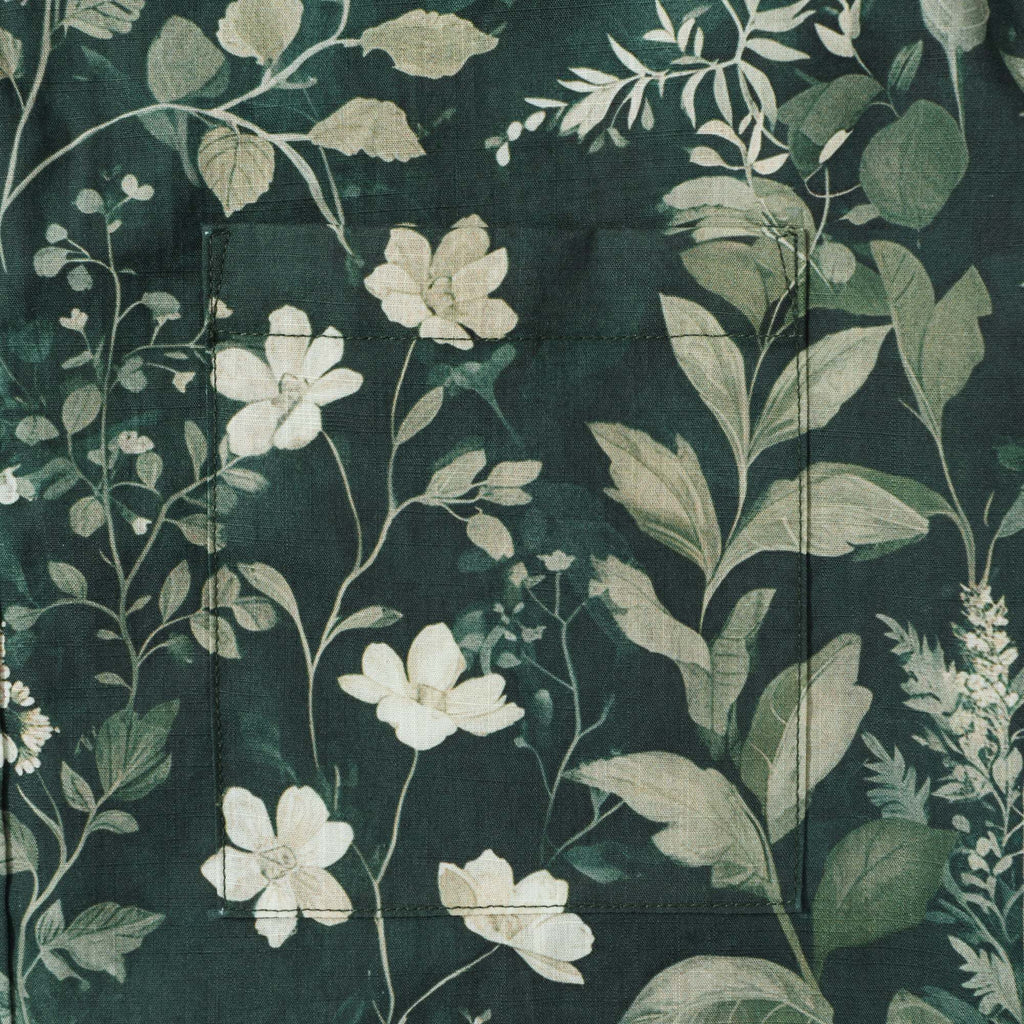 Chemise Hawaïenne Verte des Années 1950 Pour Hommes 100 % Coton À Boutons Courte Manches Tropicale Par Sun