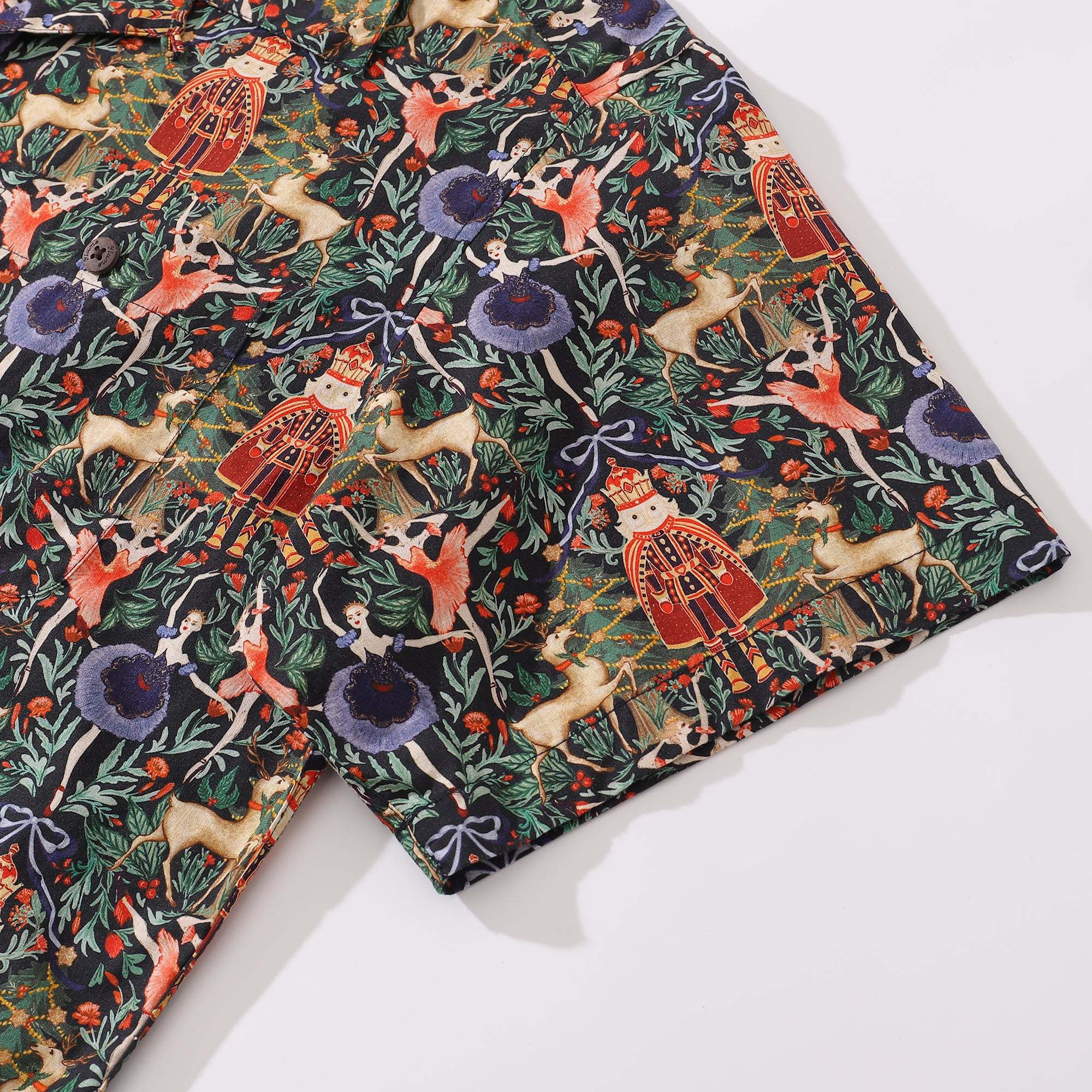 Hawaiian Shirt Christmas Hawaiian Shirt For Royal Celebration Camp Collar By Wipada Kulenkampff