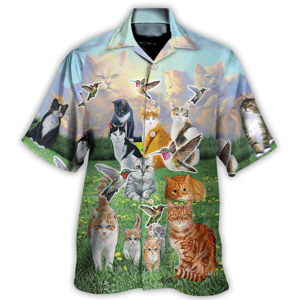 Cat Go To Heaven - Hawaiian Shirt