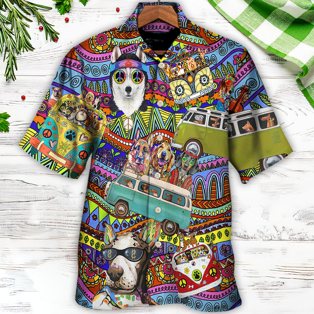 Dogs Love Cool Life Style - Hawaiian Shirt