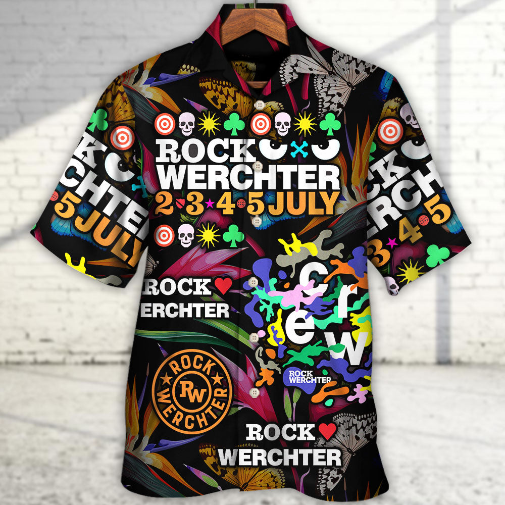 Rock Werchter Tropical Vibe Music Lover Amazing Style - Hawaiian Shirt