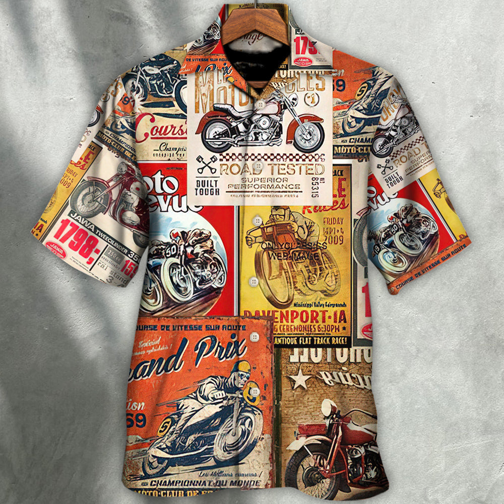 Motorcycle If You Can Still Hear Your Fears, Drop A Gear - Hawaiian Shirt - Hawaiian Print