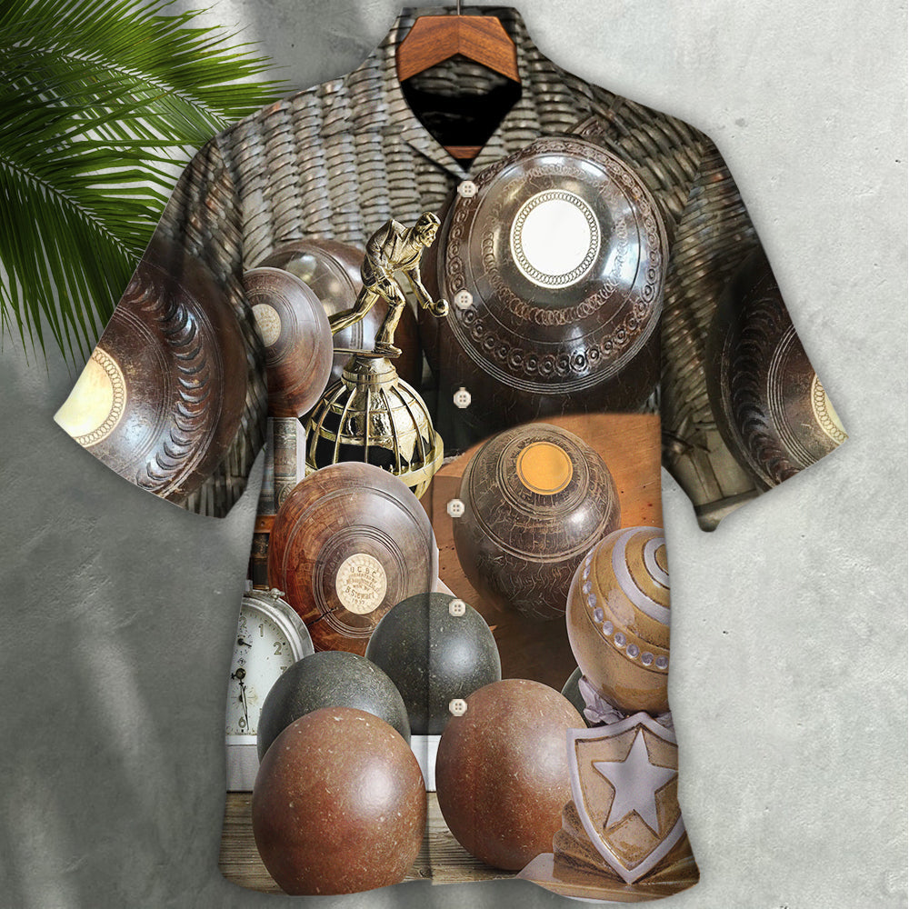 Lawn Bowling The Legend Champion Never Die - Hawaiian Shirt
