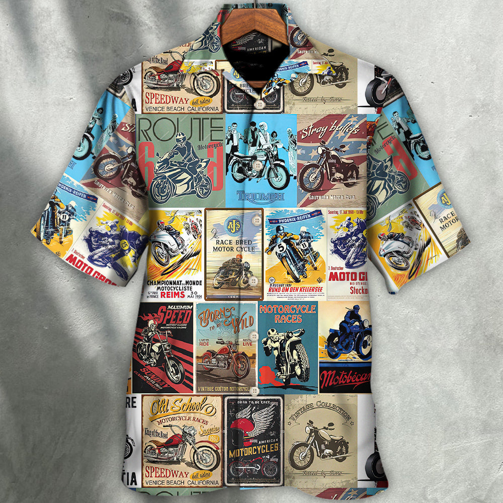 Motorcycle A Long Ride Is The Answer To Your Questions You Will Soon Forget - Hawaiian Shirt - Hawaiian Print