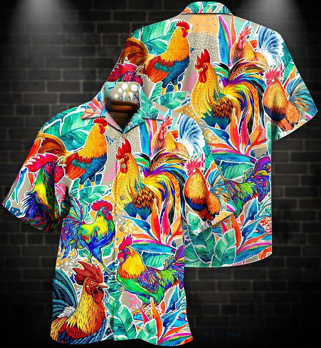 Chicken Stronger - Hawaiian Shirt