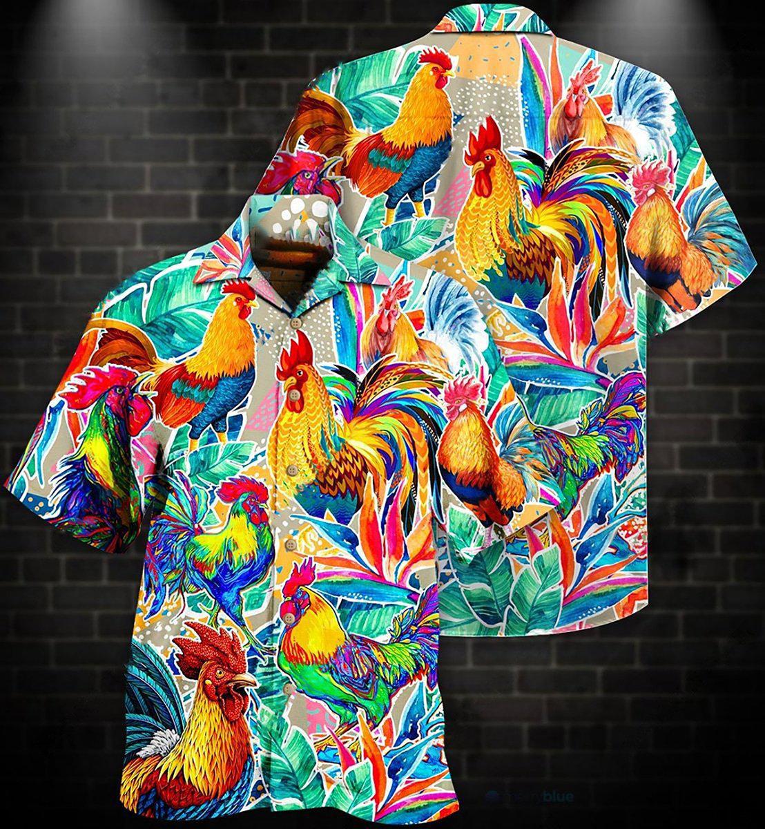 Chicken Stronger - Hawaiian Shirt