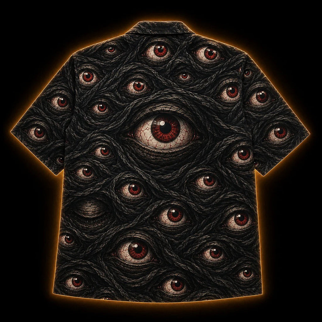Sleepless — Dark Eyes Horror Hawaiian Shirt