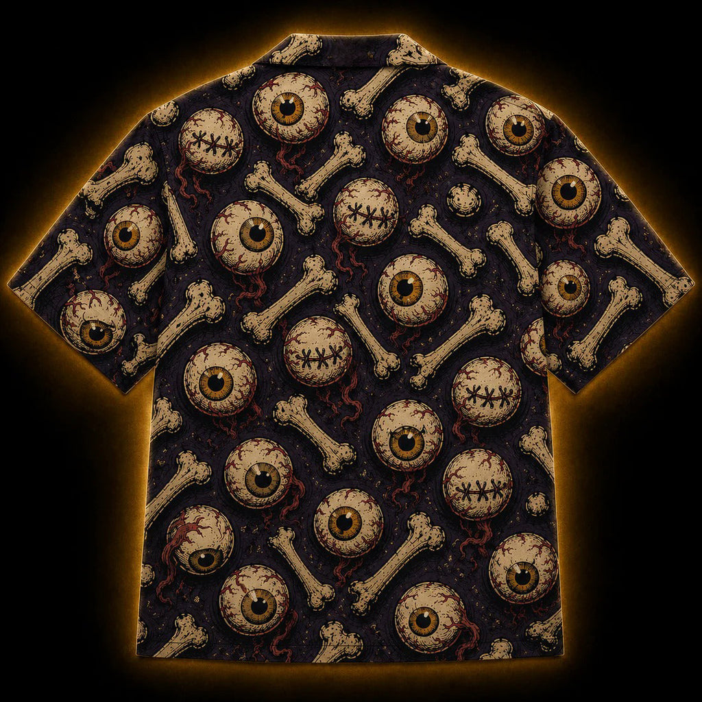 A Thousand Eyes — Vintage Horror Comic Hawaiian Shirt