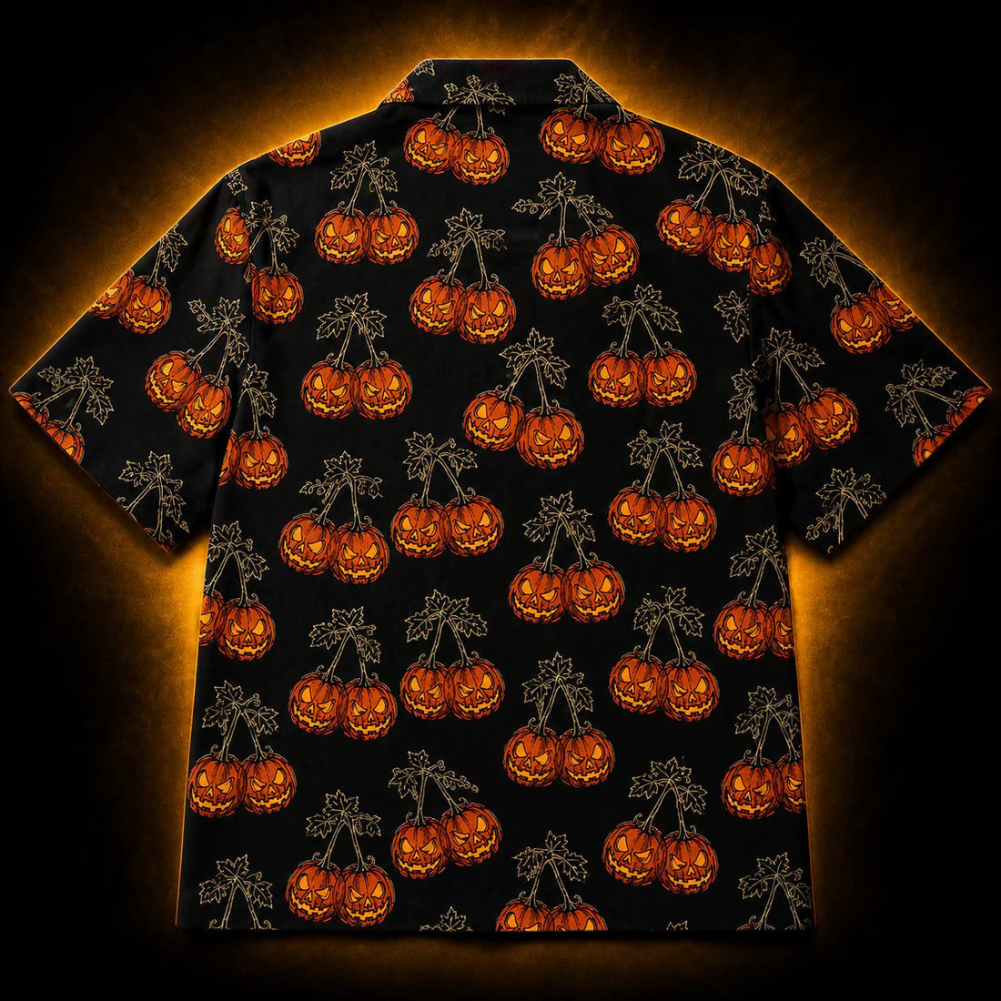 Cursed Harvest — Halloween Pumpkin Hawaiian Shirt