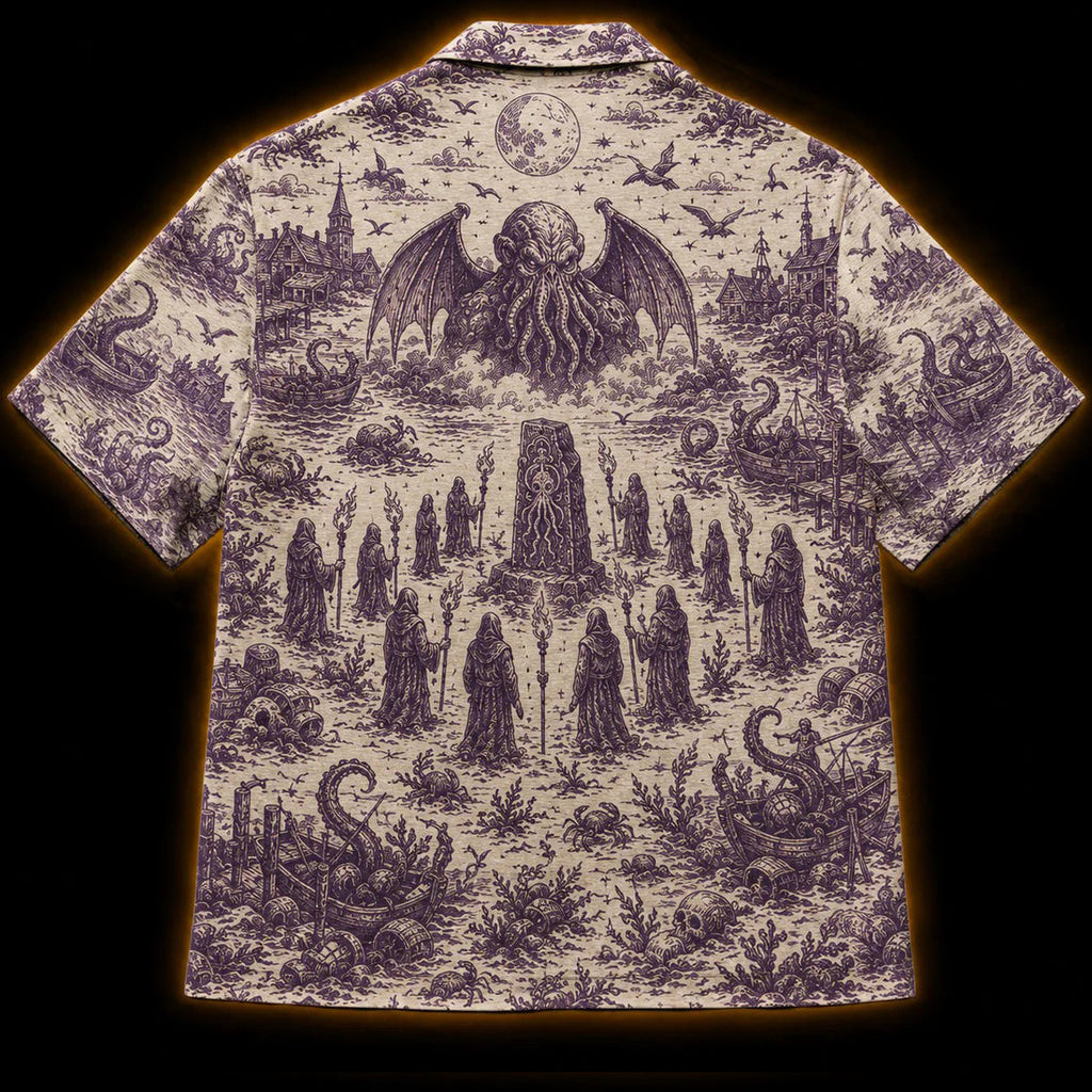 Cult of the Deep Hawaiian Shirt — Cthulhu Cult Toile