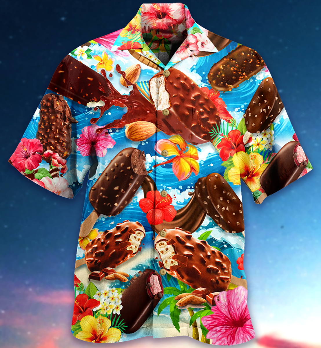Ice Cream Love It Hot Summer - Hawaiian Shirt
