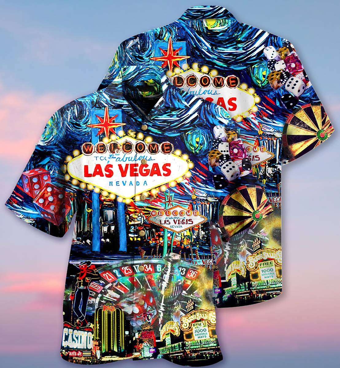 Las Vegas Welcome Every Body - Hawaiian Shirt