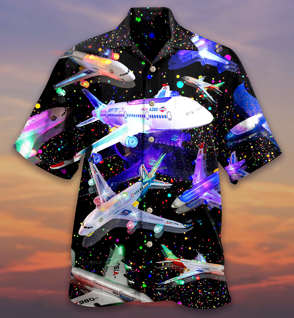 Airplane Fly To Dreams - Hawaiian Shirt