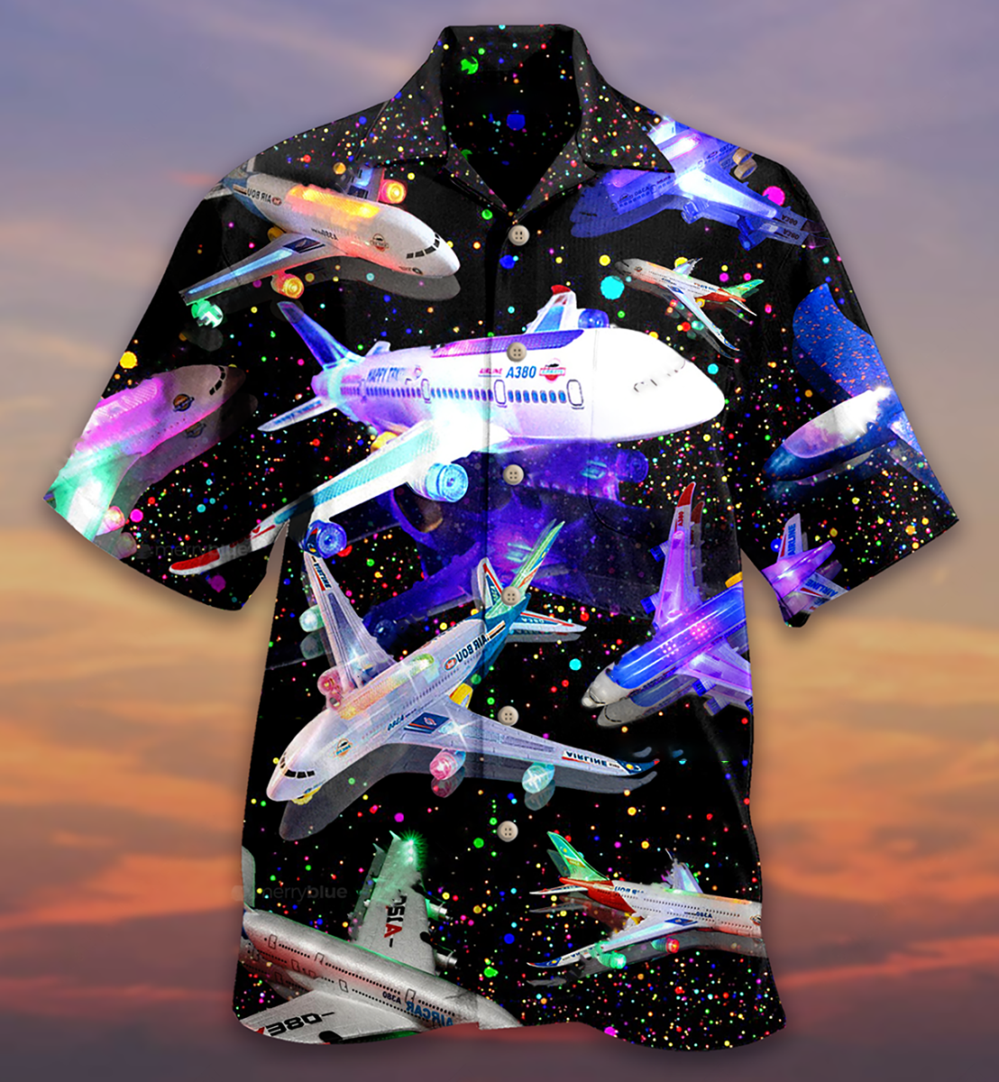 Airplane Fly To Dreams - Hawaiian Shirt