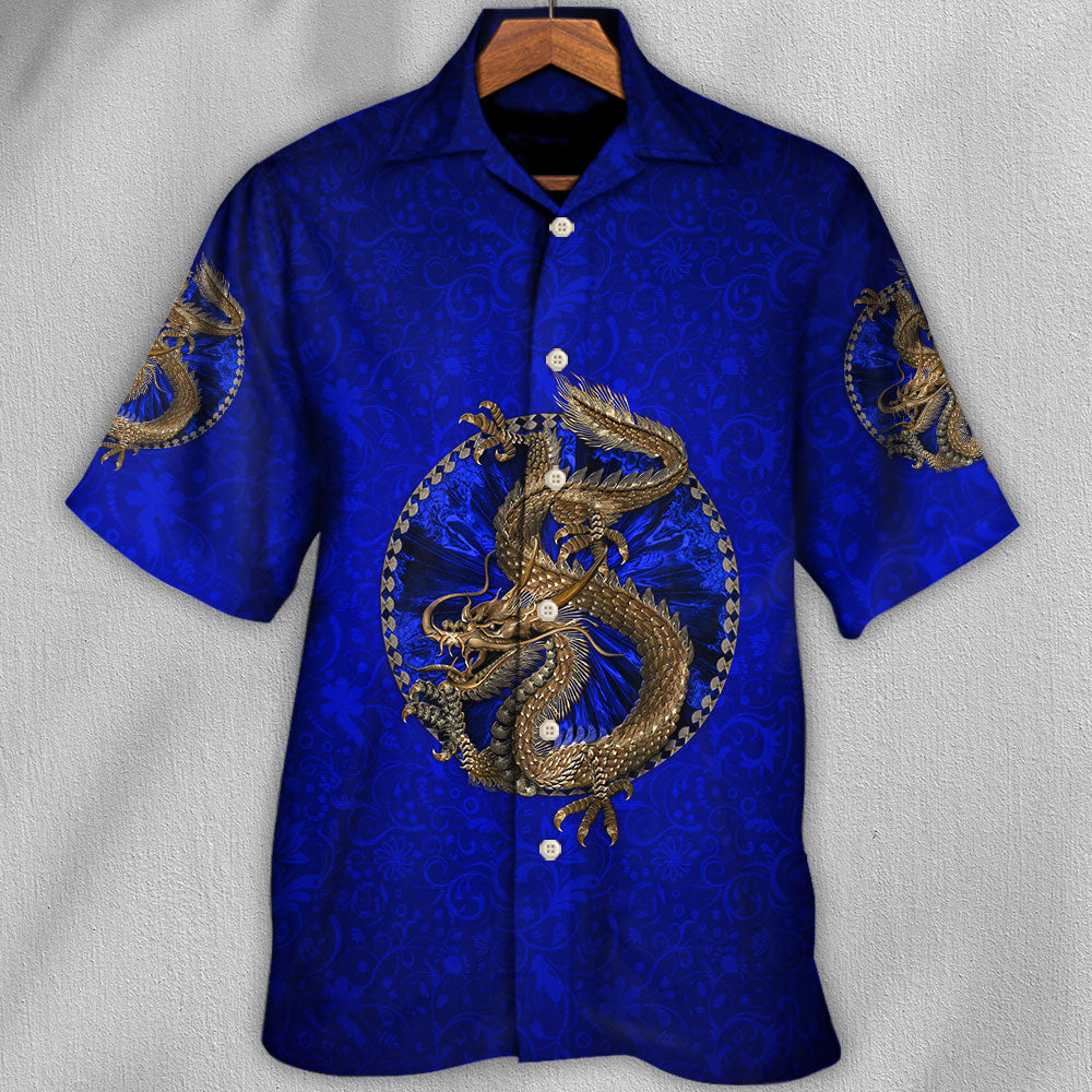 Dragon Navy Color Amazing  - Hawaiian Shirt