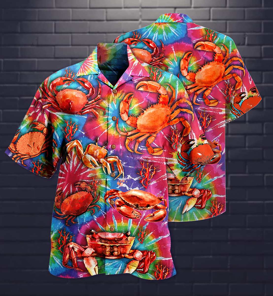 Crab Red Love It Forever - Hawaiian Shirt