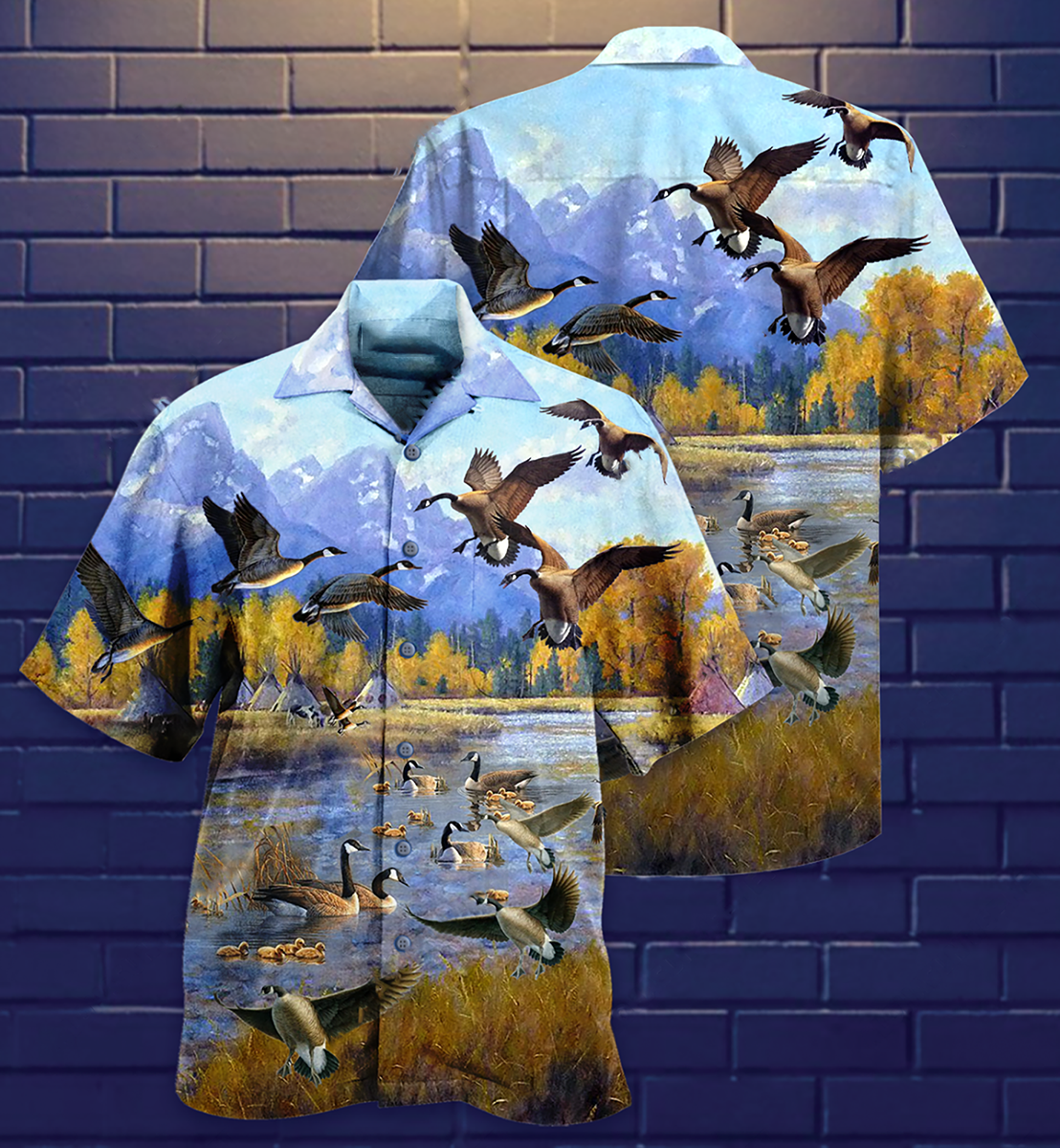 Duck Fly To Hawaii So Much Funny - Hawaiian Shirt