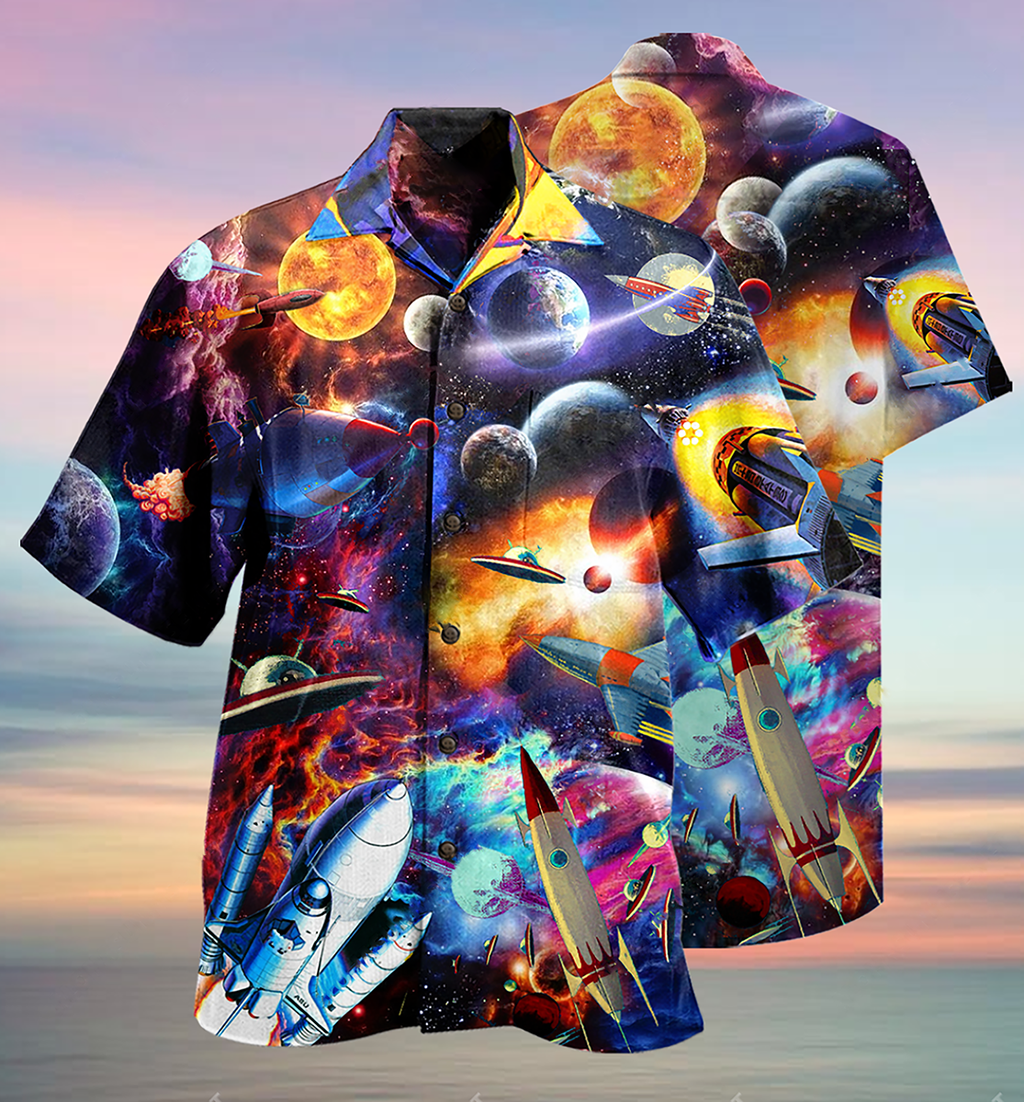 Galaxy War And Peace - Hawaiian Shirt