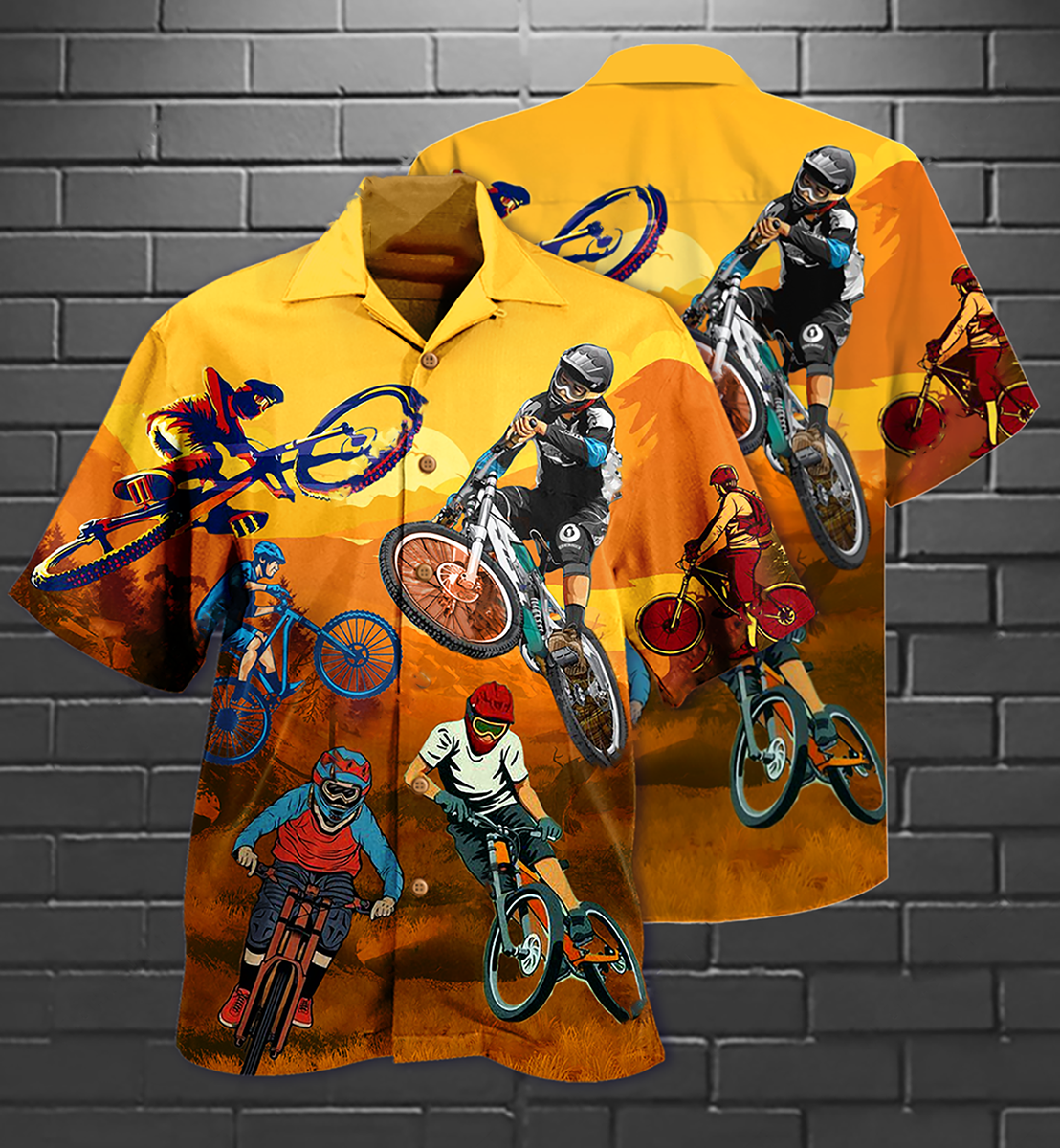 Bike Racing Always Love It - Hawaiian Shirt