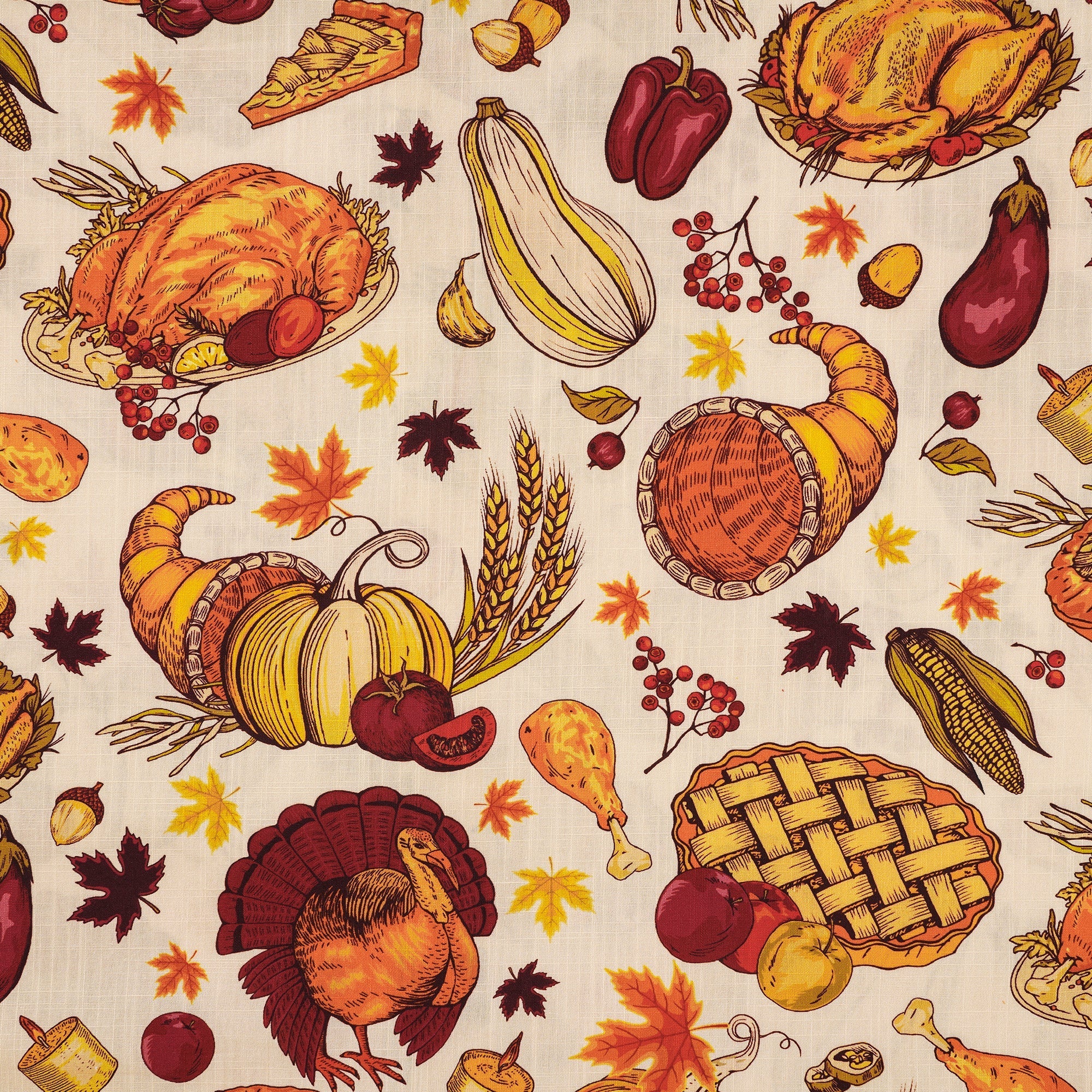 Men's Hawaiian Shirt Short Sleeve Button-down 100% Cotton Yellow Aloha Harvest Harmony Celebration By Huan huan