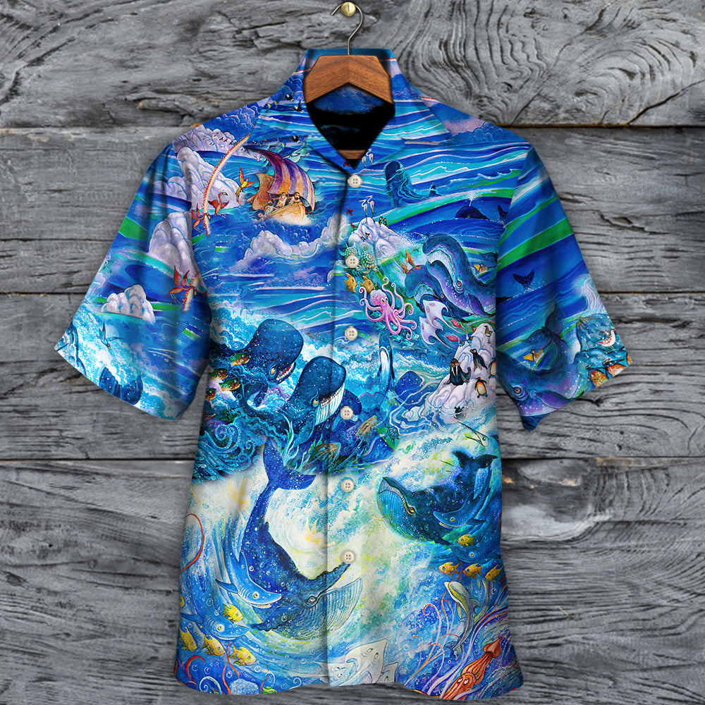 Shark Enjoy Amazing Adventure - Hawaiian Shirt