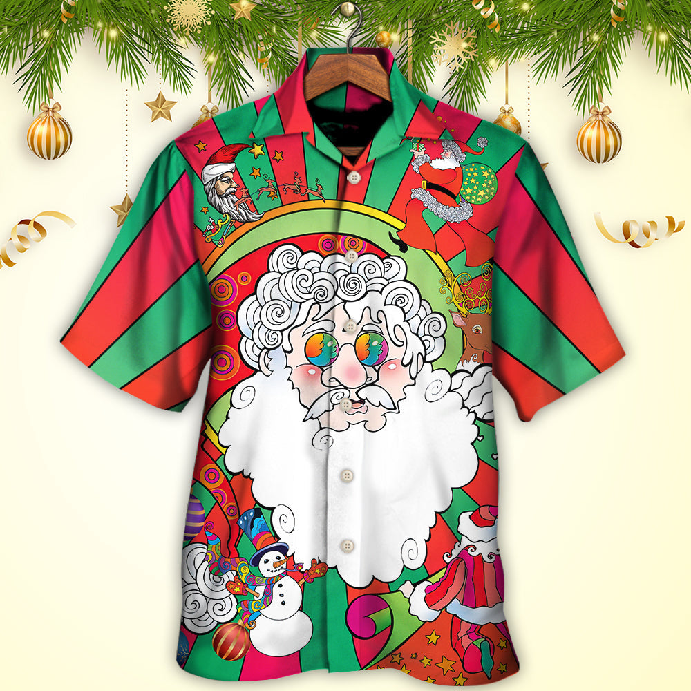Hippie Santa Fantasy World Unreal - Hawaiian Shirt