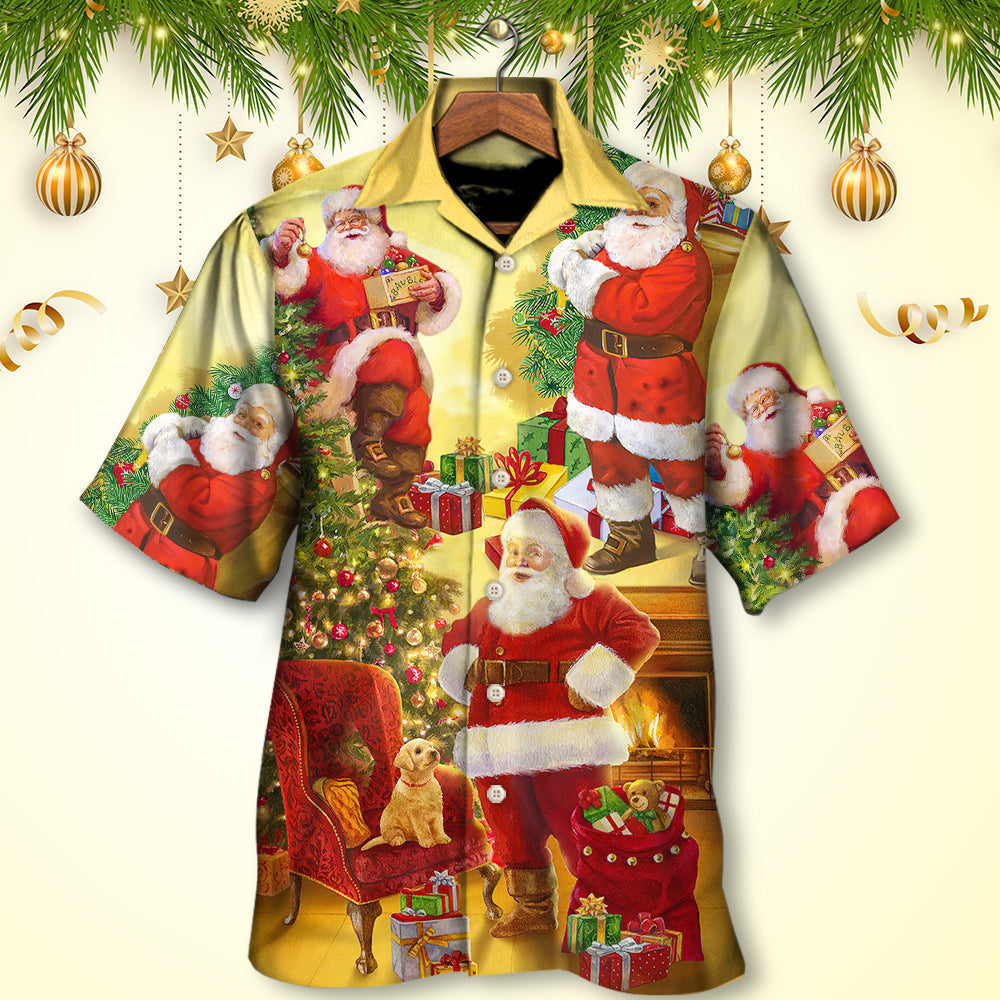 Christmas Santa Claus Story Happy Xmas Art Style TYPE - Hawaiian Shirt