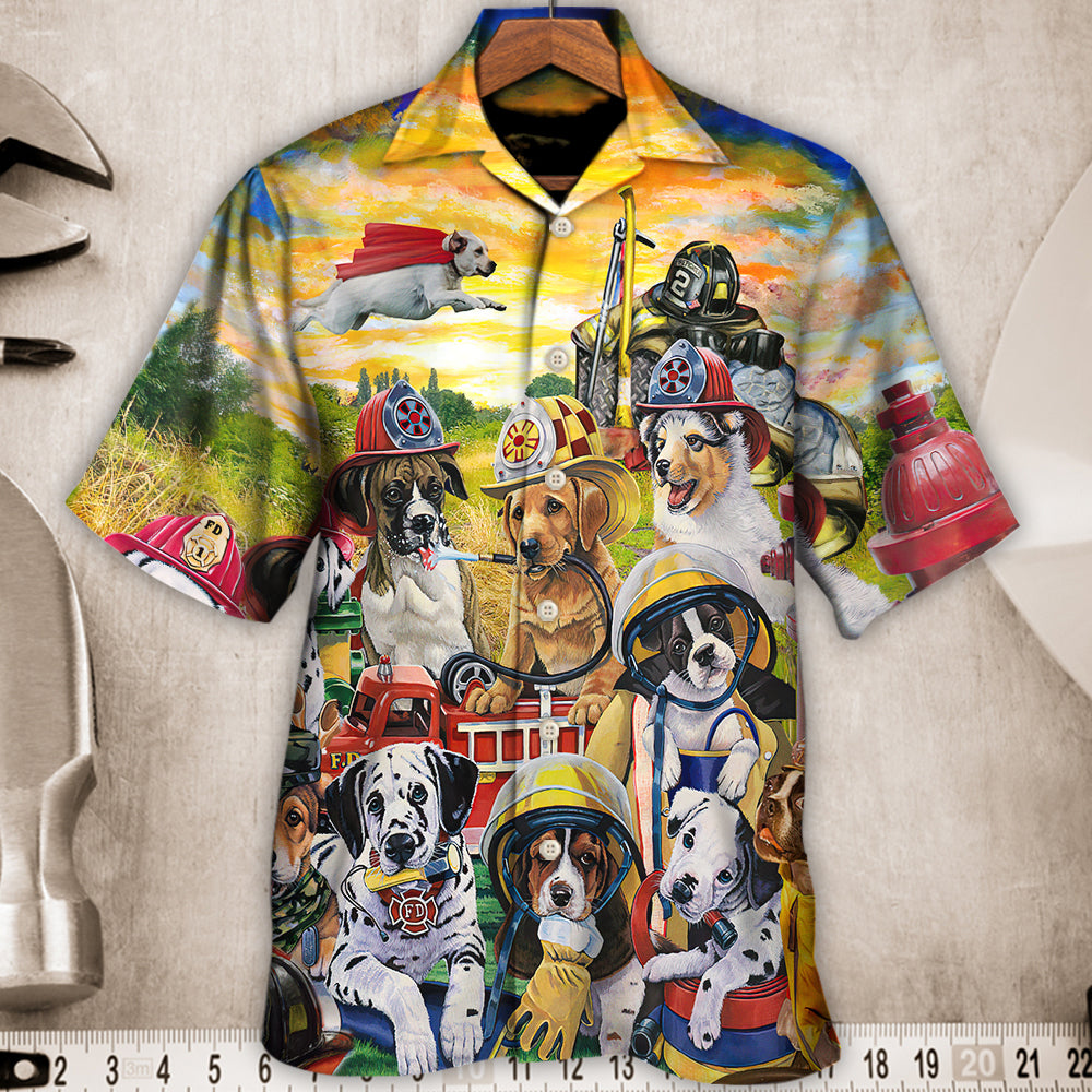 Dog Rescue Hero Helpers Rescued Is My Favorite Breed - Hawaiian Shirt