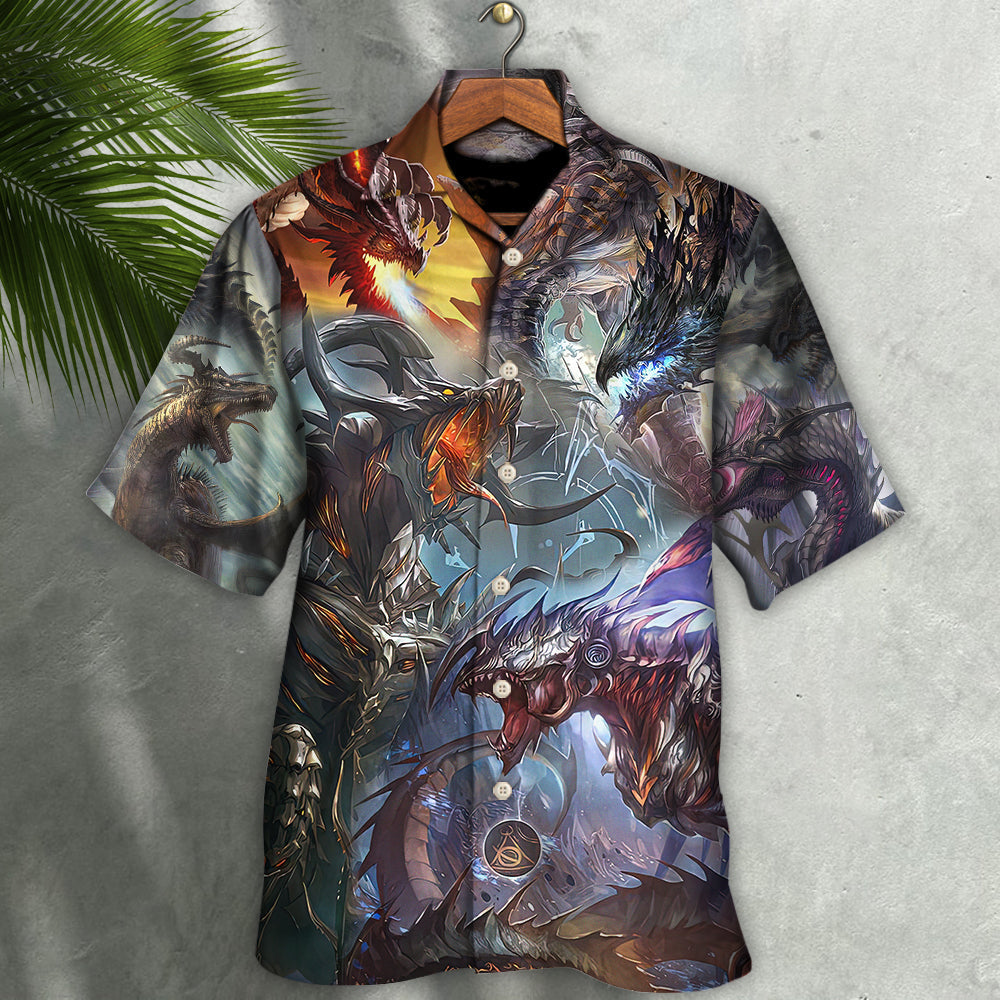 Dragon Fantasy World Dragon Magic - Hawaiian Shirt