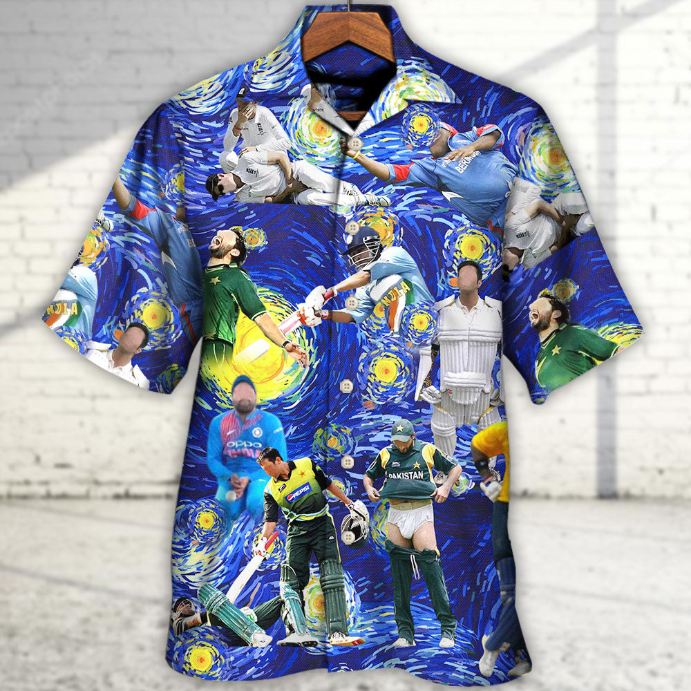 Cricket Sport Funny Play Amazing Style - Hawaiian Shirt