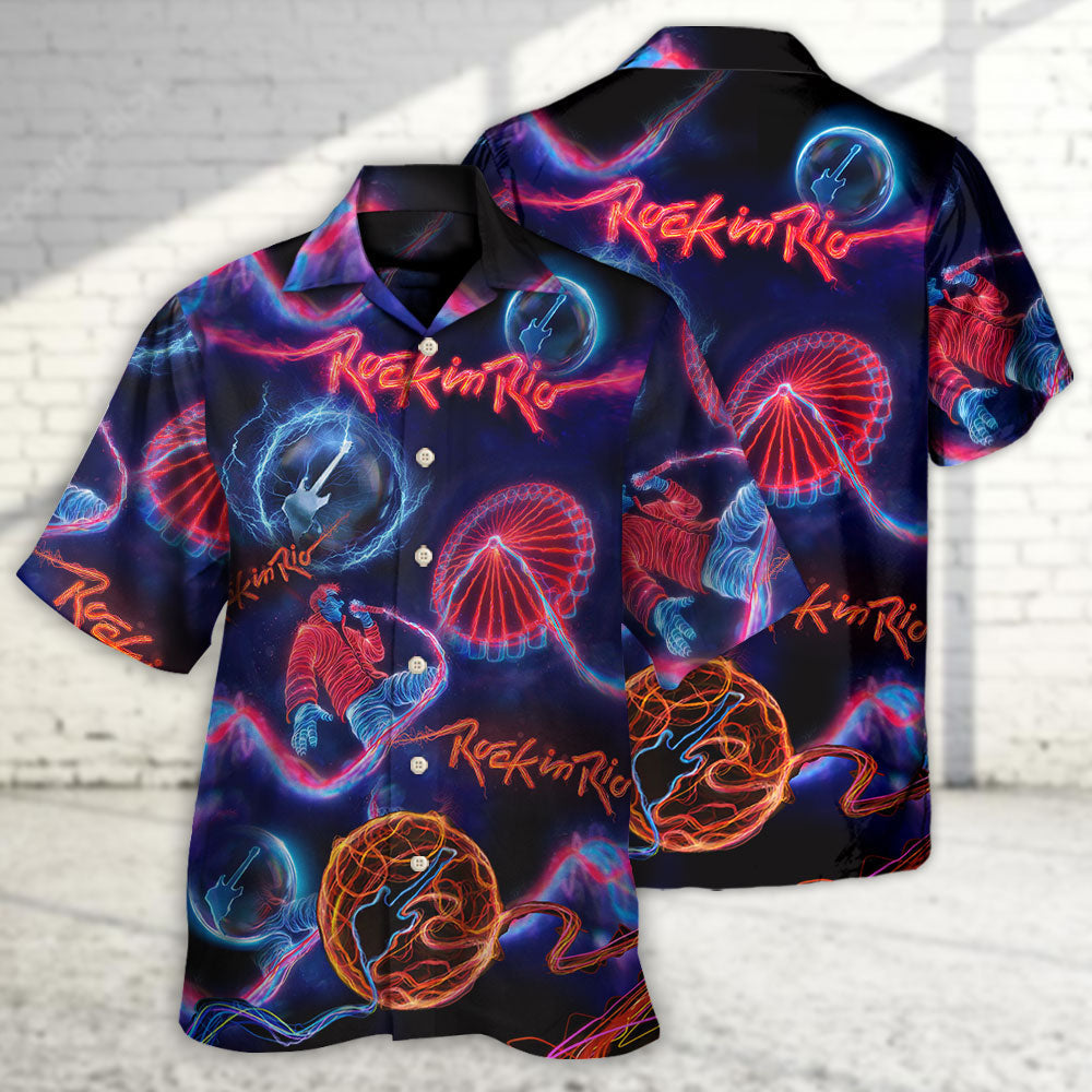 Rock In Rio Music Lover Amazing Style - Hawaiian Shirt