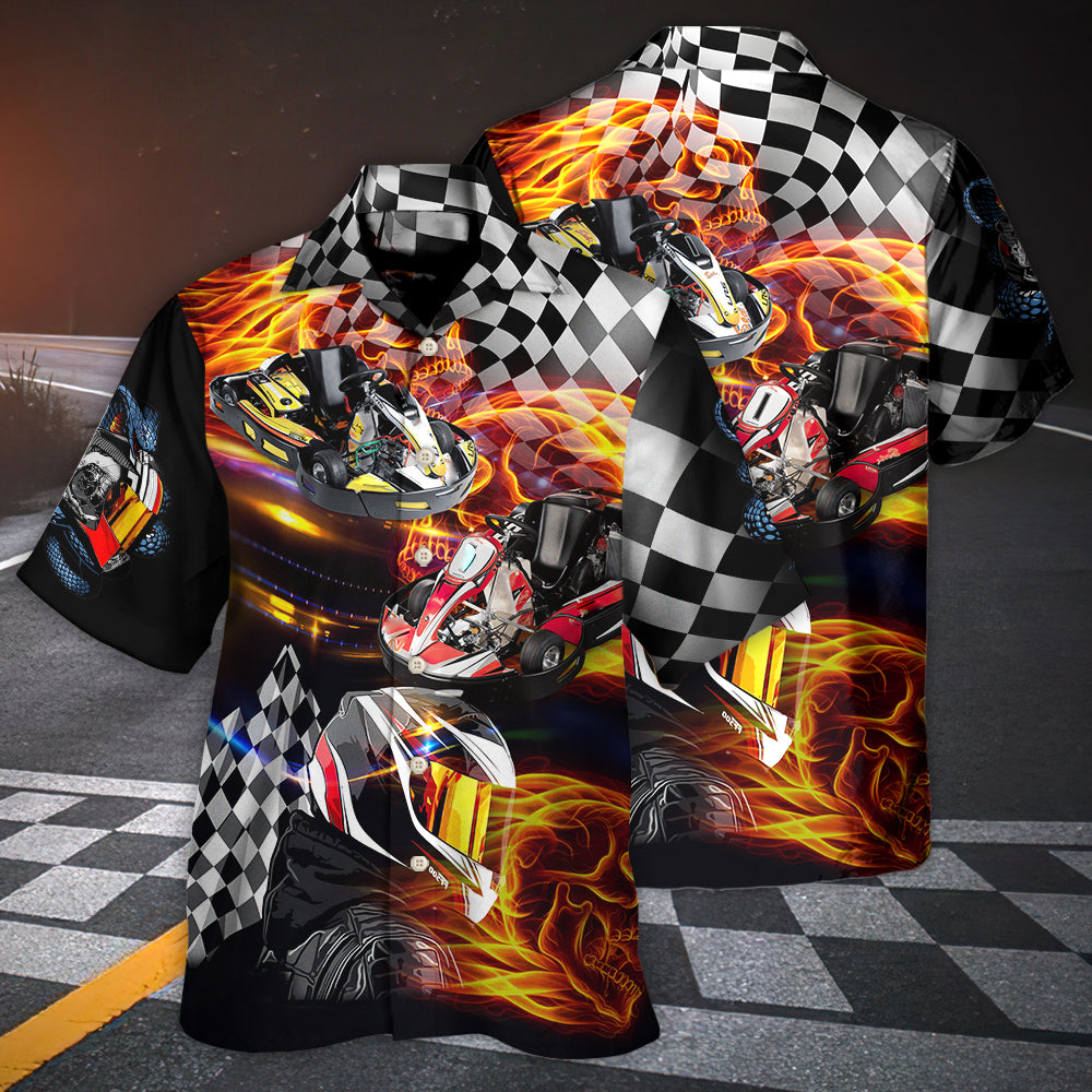 Kart Racing Let's Racing Now - Hawaiian Shirt
