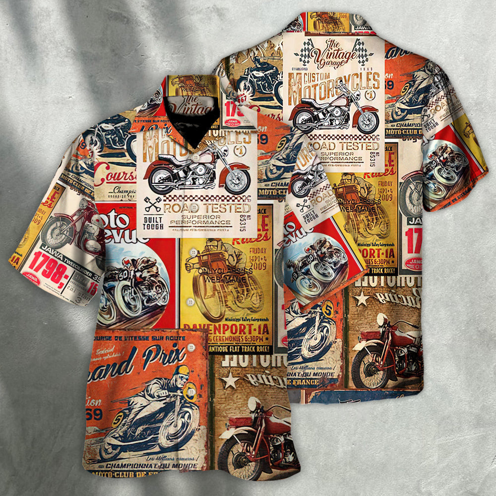 Motorcycle If You Can Still Hear Your Fears, Drop A Gear - Hawaiian Shirt - Hawaiian Print
