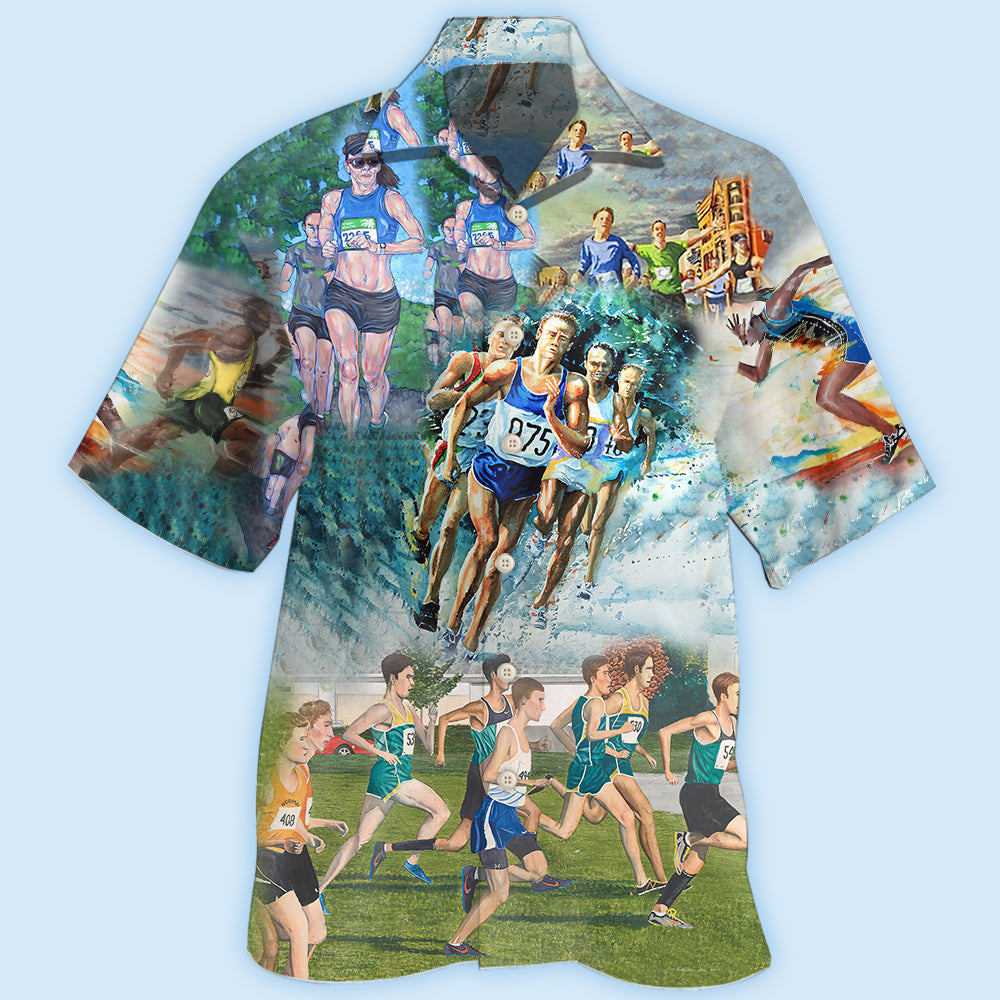 Marathon Run For Earth Run For Us - Hawaiian Shirt
