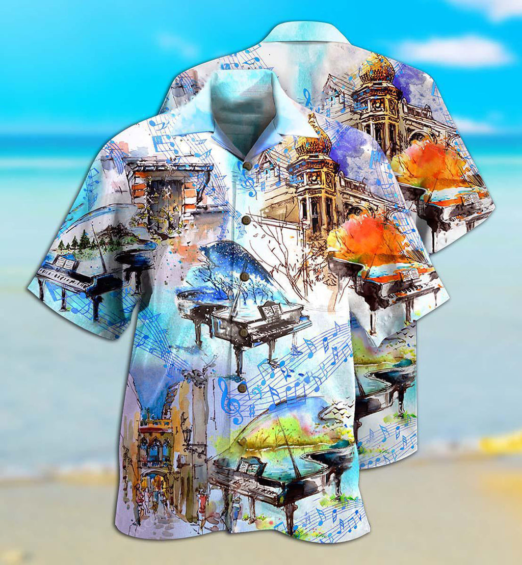 Music Fly Everywhere Of The World - Hawaiian Shirt